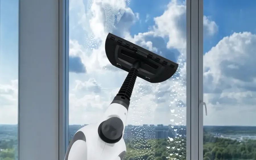 ראש המגב לחלונות של Qinux Vapoxis מנקה חלון זכוכית